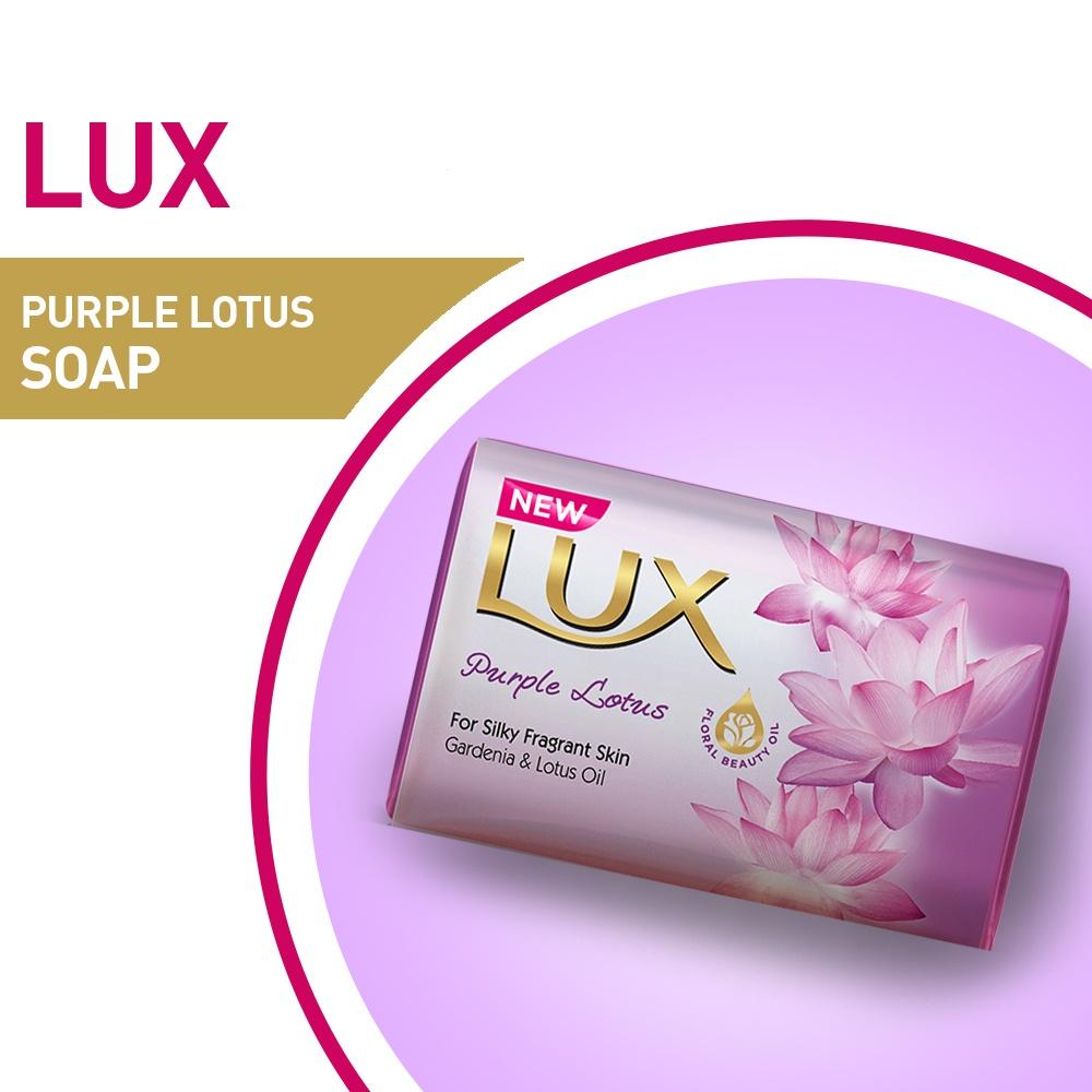 LUX 98G NOURISHED GLOW PURPLE SOAP 